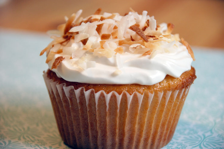 Cherry Cupcake With Marzipan Frosting